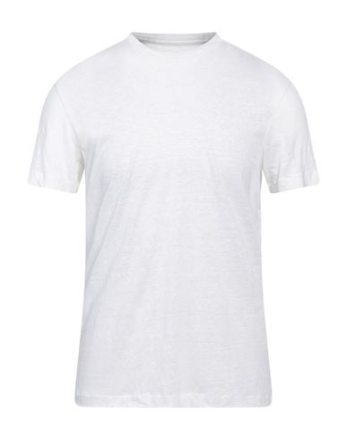 Majestic Filatures Man T-shirt White Size Xxl Linen, Elastane