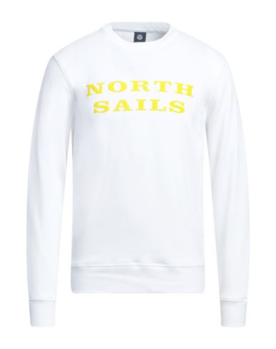 Shop North Sails Man Sweatshirt White Size Xl Cotton