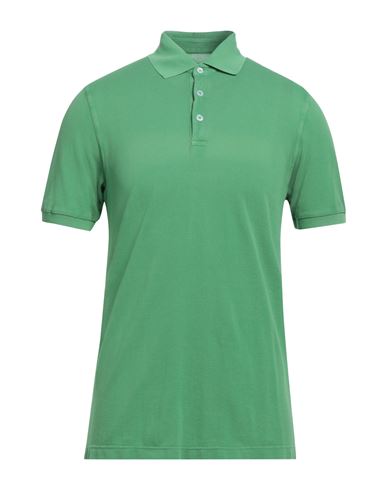 Fedeli Man Polo Shirt Light Green Size 50 Cotton