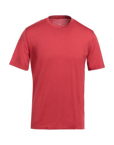 Fedeli Man T-shirt Red Size 50 Organic Cotton