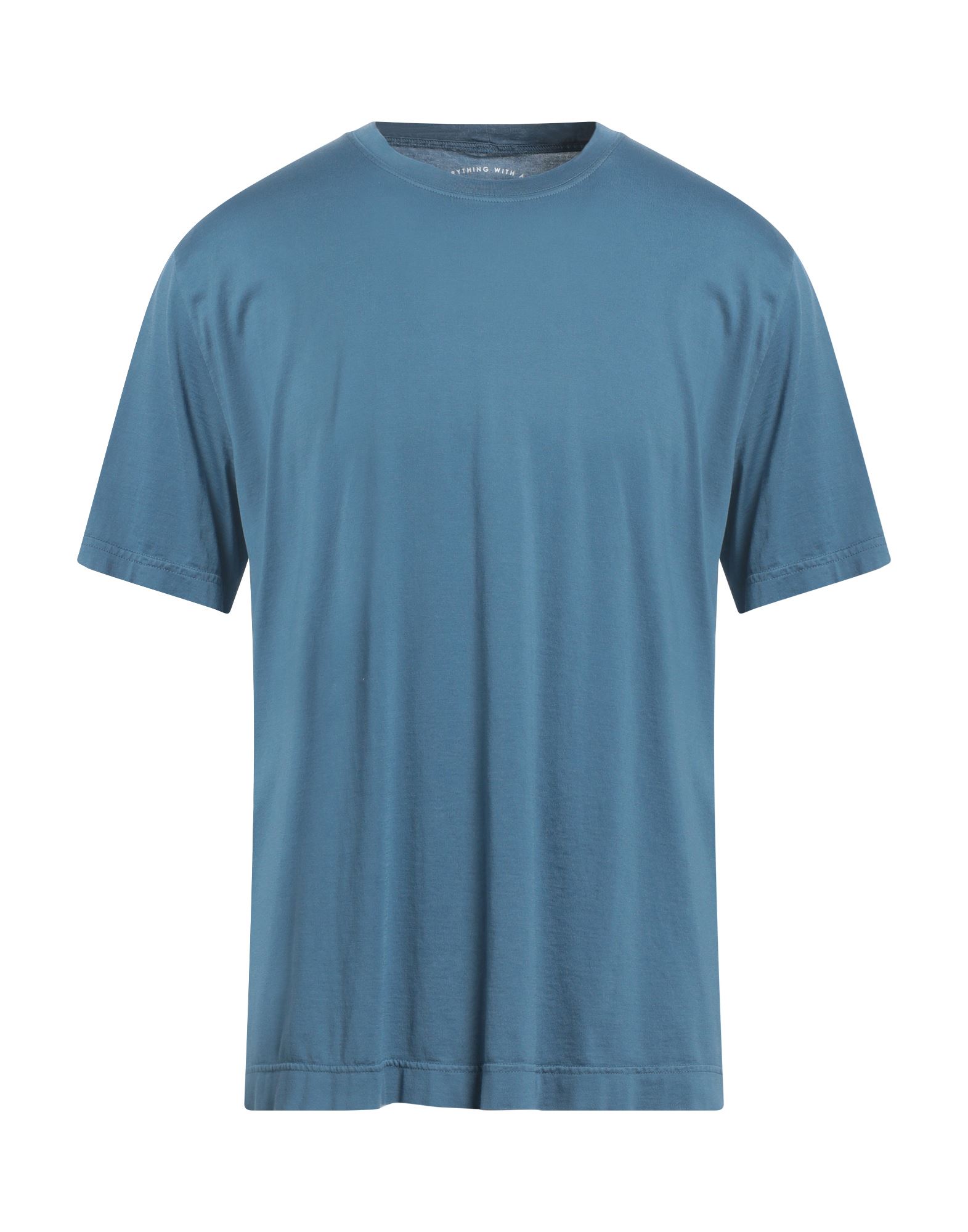 Fedeli Man T-shirt Azure Size 36 Cotton In Blue | ModeSens