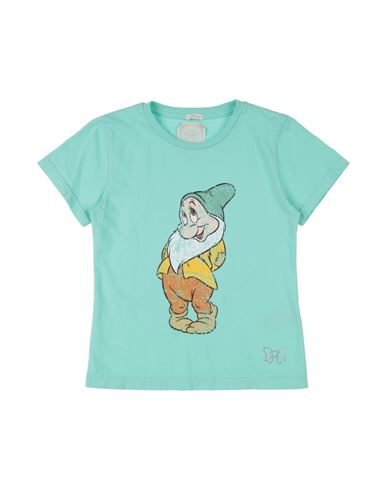 Atelier Fixdesign Babies'  Toddler Girl T-shirt Turquoise Size 6 Cotton In Blue