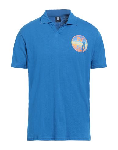 North Sails Man T-shirt Bright Blue Size Xxs Cotton