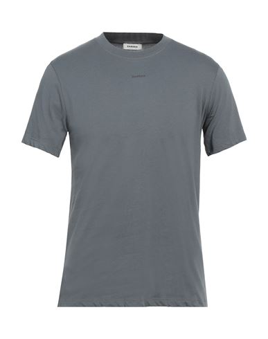 Sandro Man T-shirt Lead Size S Cotton In Grey