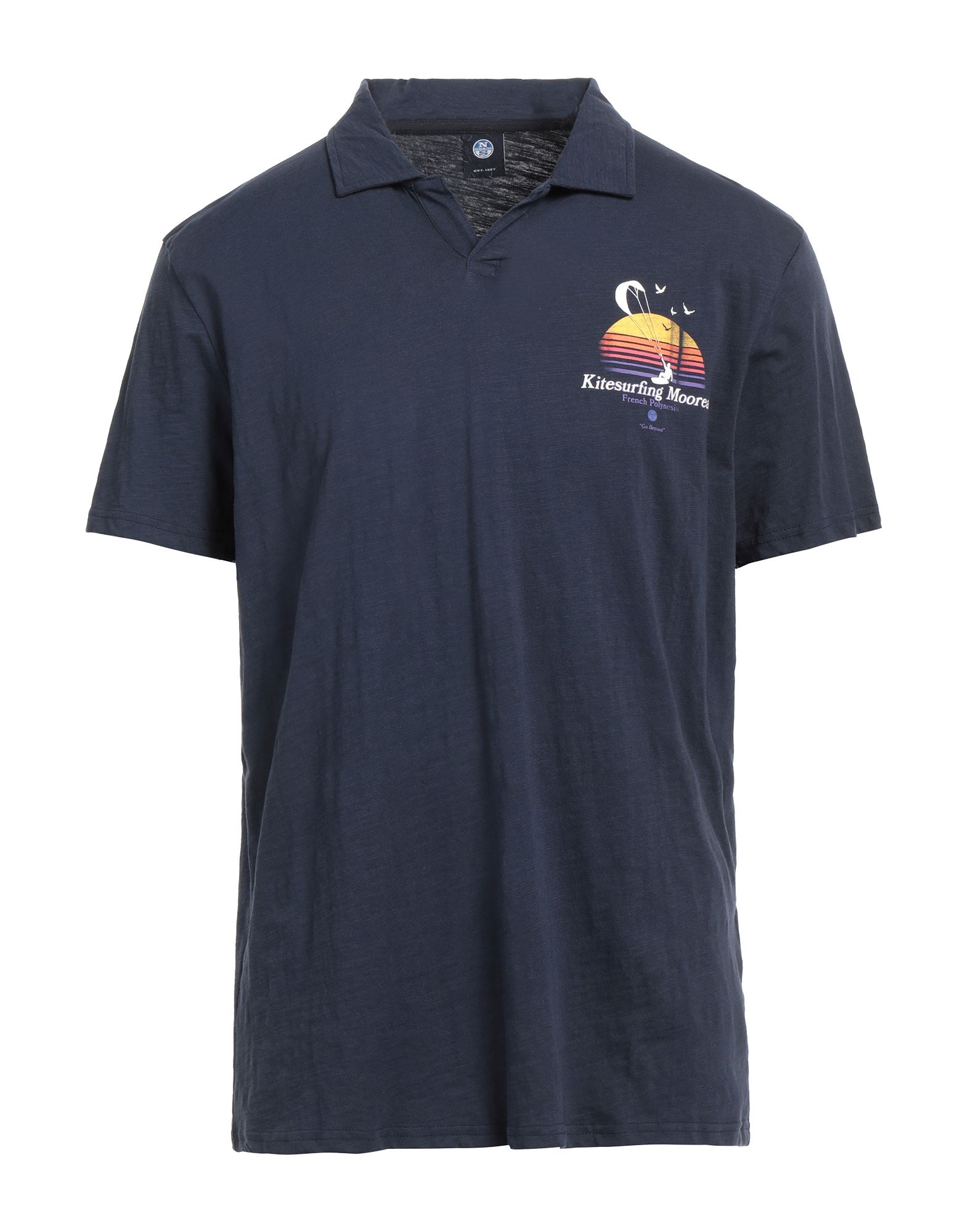 North Sails T-shirts In Navy Blue
