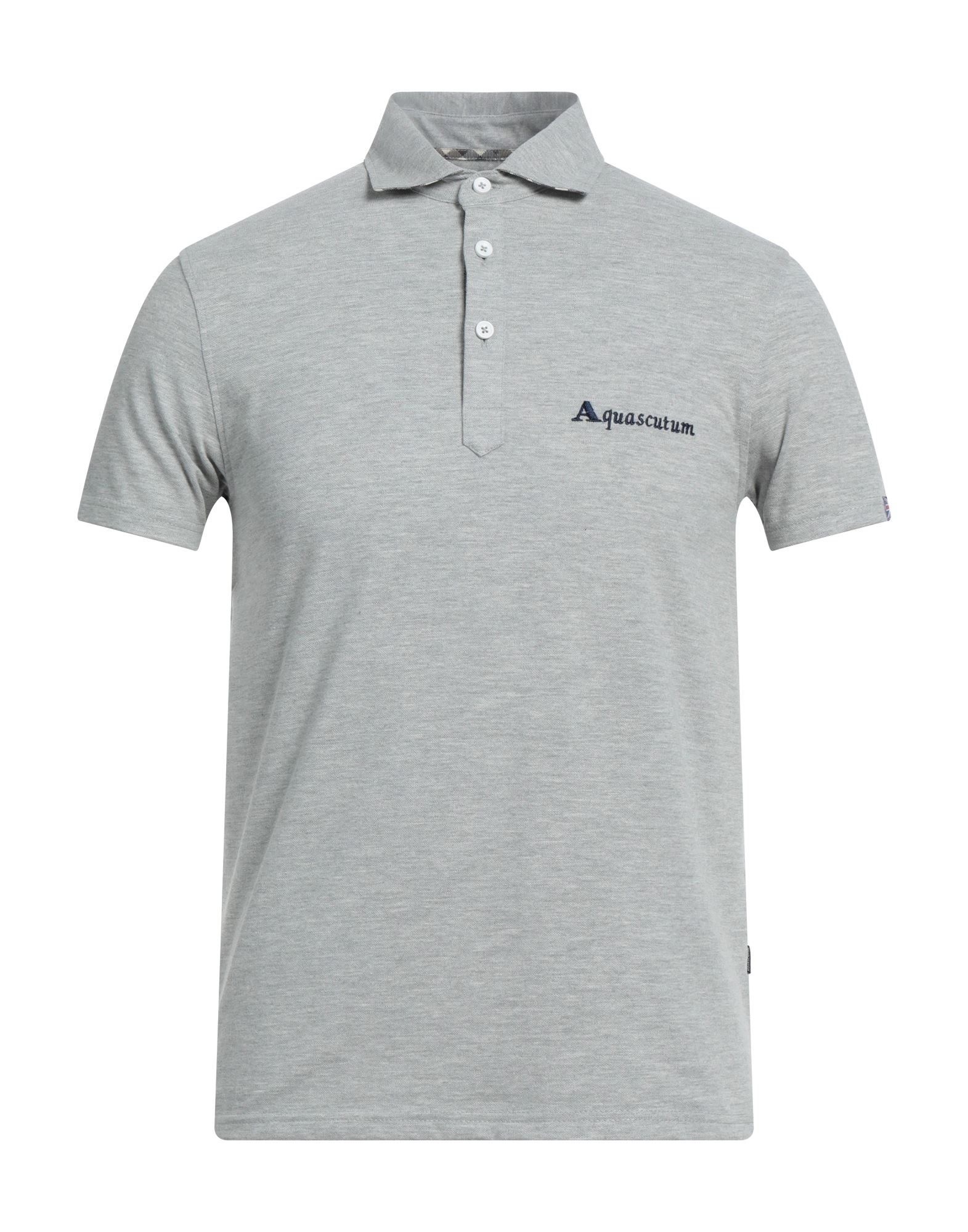 Aquascutum Polo Shirts In Grey
