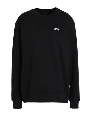 Vans Comfycush Essential Crew Woman Sweatshirt Black Size S Cotton, Polyester In Black