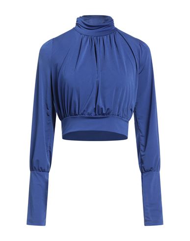 Haveone Woman Top Blue Size S Polyester, Elastane