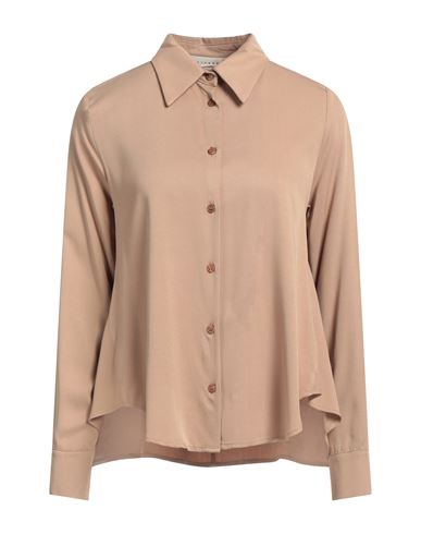 Haveone Woman Shirt Sand Size S Viscose In Beige