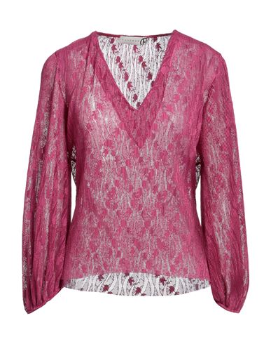 Haveone Woman Blouse Magenta Size M Polyester