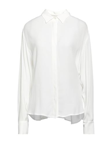 Manila Grace Woman Shirt White Size 4 Viscose