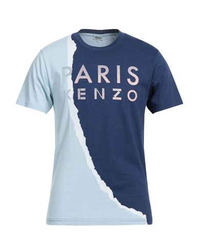 Kenzo Man T-shirt Blue Size Xs Cotton