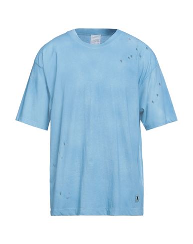 Bellwood Man T-shirt Pastel Blue Size M Cotton