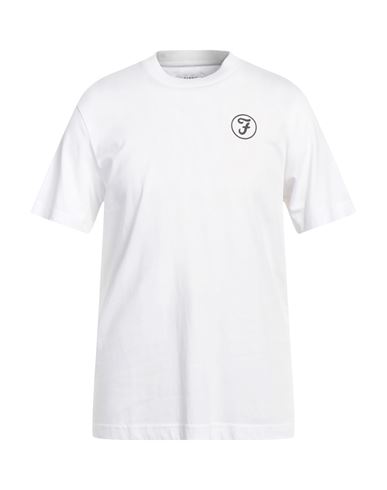 Farah Man T-shirt White Size M Organic Cotton