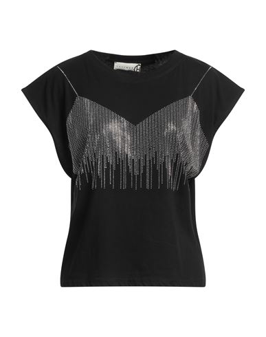 Haveone Woman T-shirt Black Size S Cotton