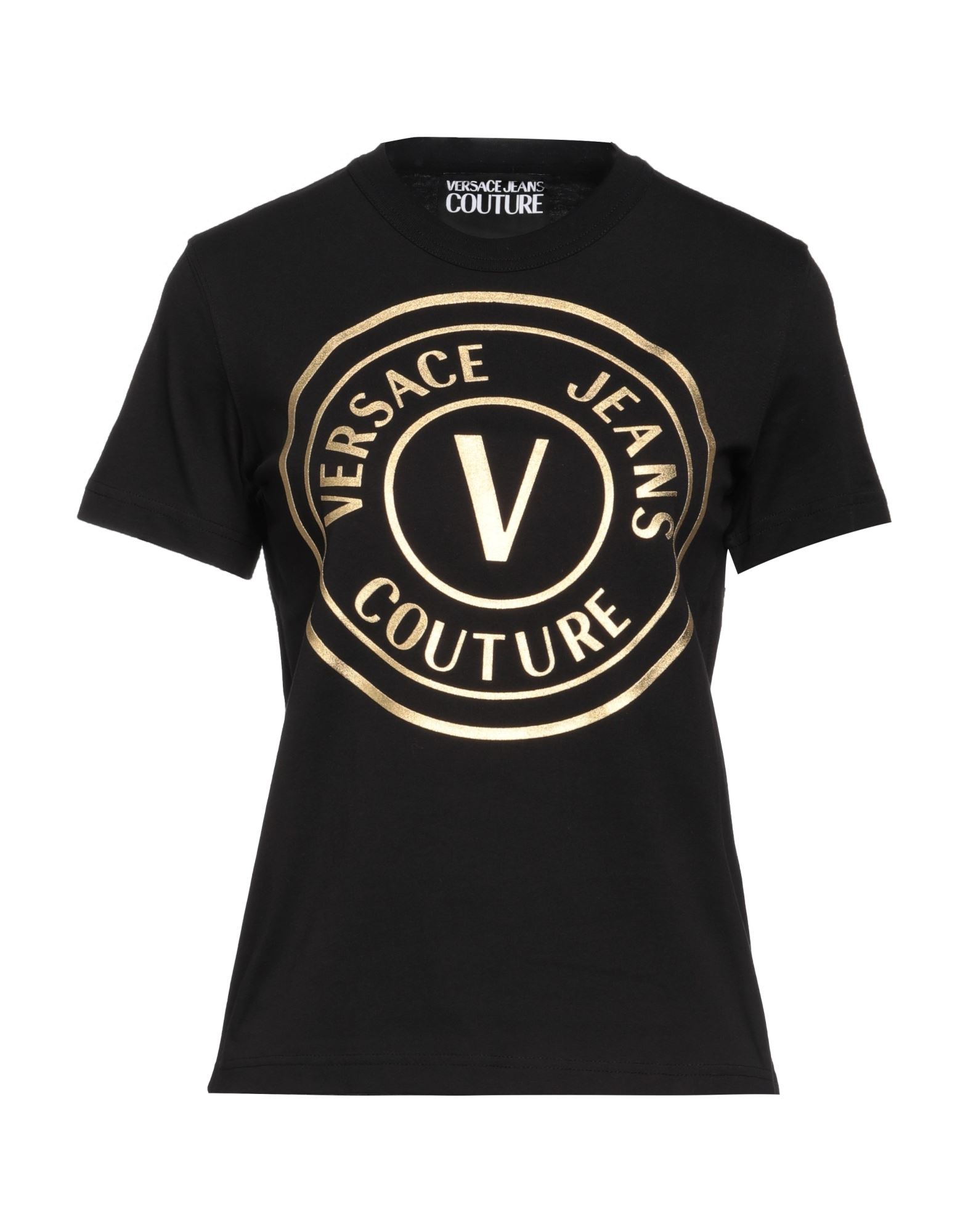 Versace Jeans Couture T-shirts In Black