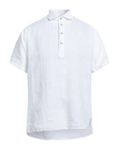 Primo Emporio Man Shirt Beige Size S Linen In White