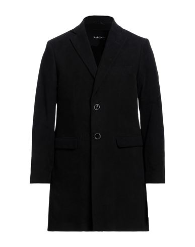 Alessandro Dell'acqua Man Coat Black Size 46 Cotton, Wool