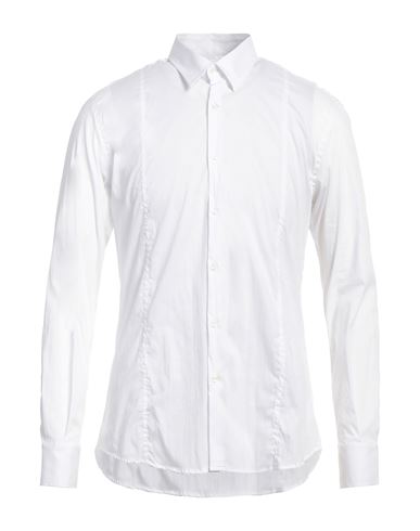 Primo Emporio Man Shirt White Size Xl Cotton, Nylon, Elastane