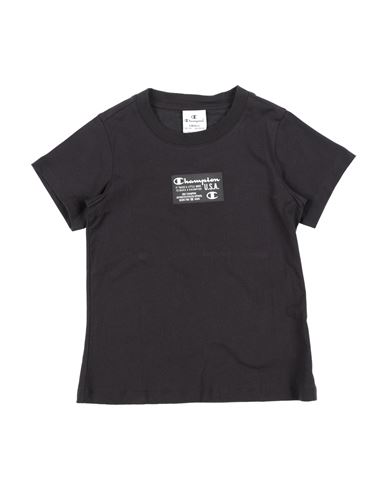 Champion Babies'  Toddler Boy T-shirt Black Size 7 Cotton