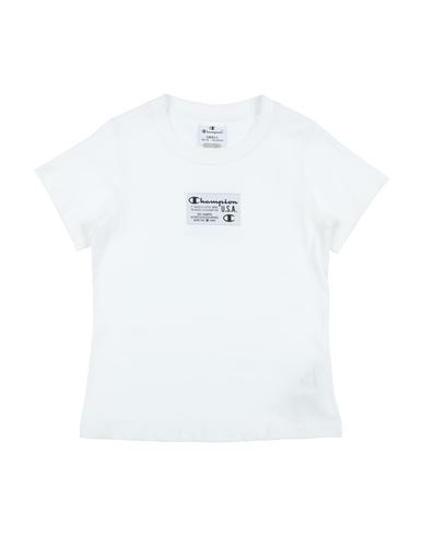 Champion Babies'  Toddler Boy T-shirt White Size 7 Cotton