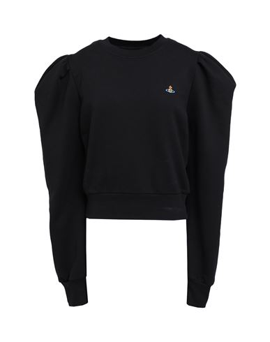Vivienne Westwood Woman Sweatshirt Black Size Xs Organic Cotton