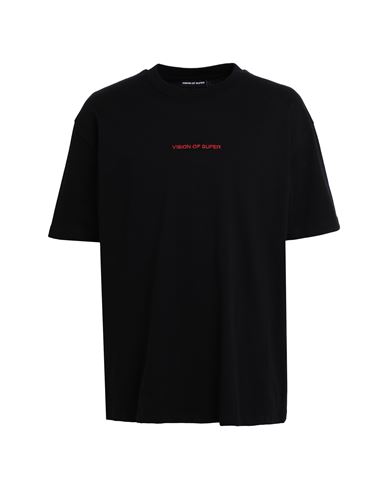 Shop Vision Of Super Man T-shirt Black Size Xl Cotton