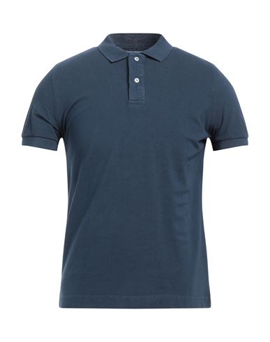 Della Ciana Man Polo Shirt Navy Blue Size 34 Cotton