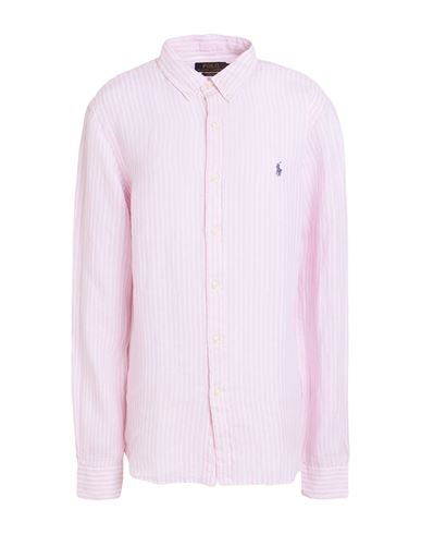 Polo Ralph Lauren Woman Shirt Pink Size Xxl Linen