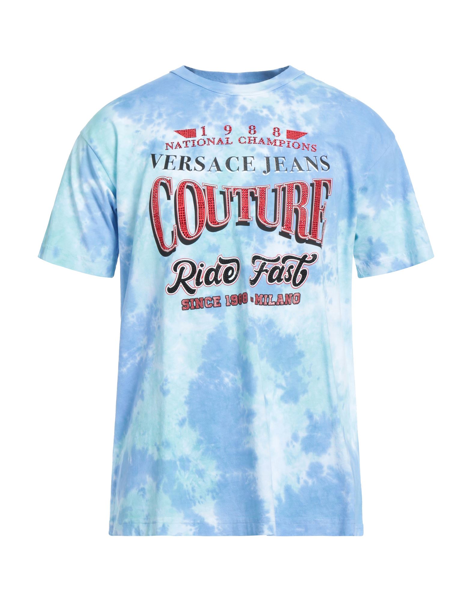 Versace Jeans Couture T-shirts In Blue