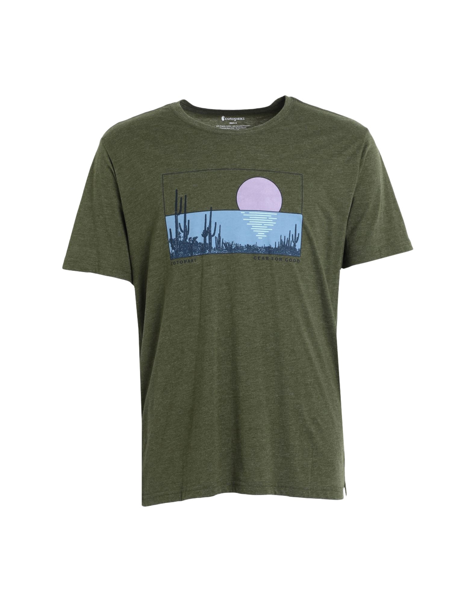Cotopaxi Printed Organic Cotton T-shirt In Green