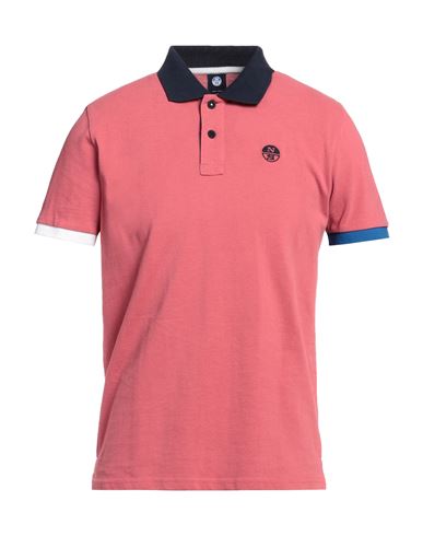 Shop North Sails Man Polo Shirt Pastel Pink Size Xs Cotton