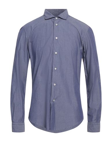 Brian Dales Man Shirt Navy Blue Size 15 Cotton