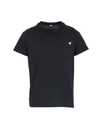 K-way Sigur Man T-shirt Black Size S Cotton