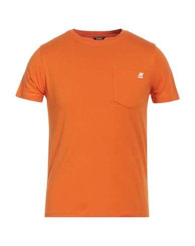 K-way Sigur Man T-shirt Orange Size S Cotton