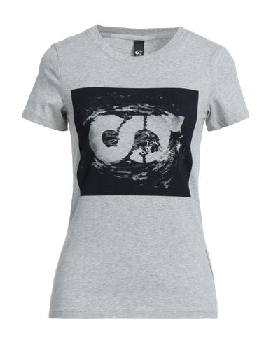 Alphatauri Woman T-shirt Light Grey Size Xs Cotton, Elastane