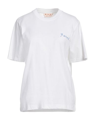 Marni Woman T-shirt White Size 0 Cotton
