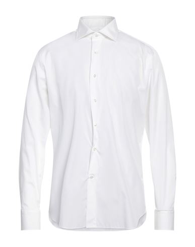 Alessandro Gherardi Man Shirt White Size 15 ½ Cotton