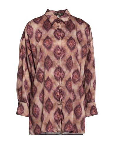 Souvenir Woman Shirt Brown Size S Polyester
