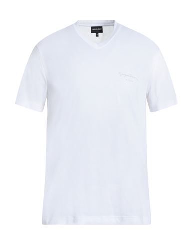 Giorgio Armani Man T-shirt White Size 38 Cotton