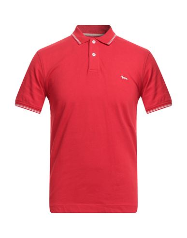 Harmont & Blaine Man Polo Shirt Red Size S Cotton, Elastane