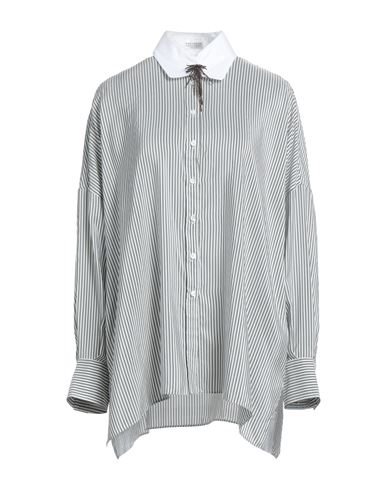 Brunello Cucinelli Woman Shirt Grey Size M Silk