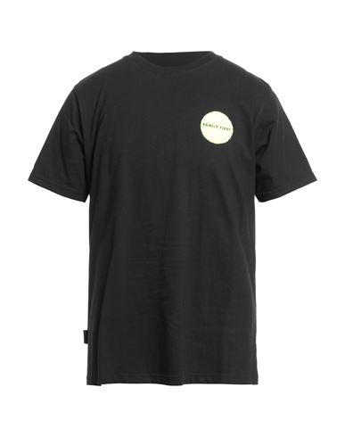 Family First Milano Man T-shirt Black Size Xxl Cotton