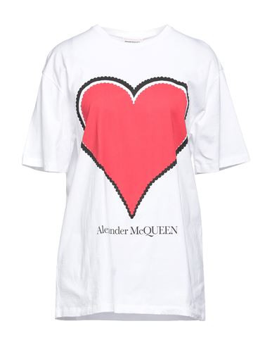 Alexander Mcqueen Woman T-shirt White Size 0 Cotton