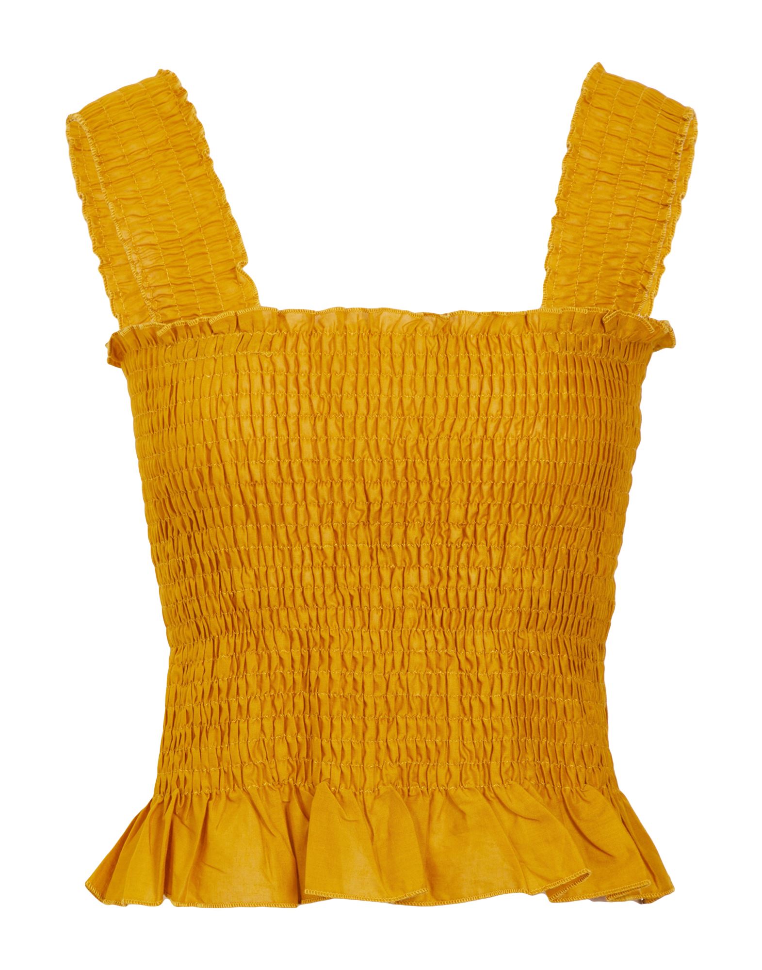 8 By Yoox Tops In Yellow