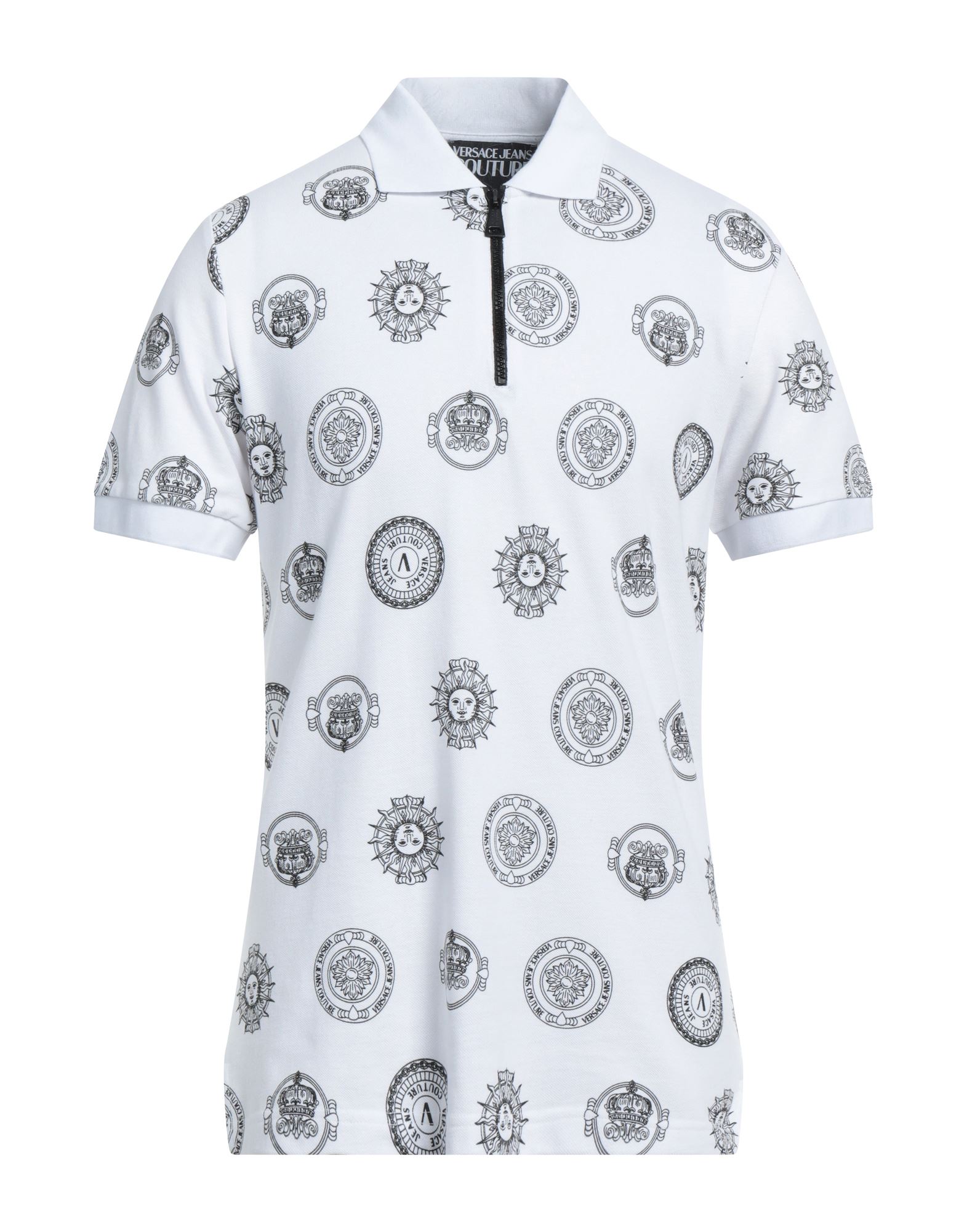 Versace Jeans Couture Polo Shirts In White