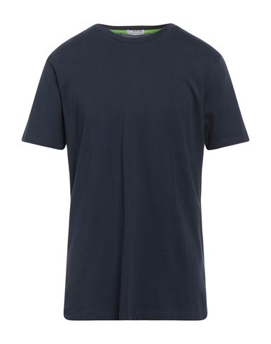Eric Hatton Man T-shirt Midnight Blue Size Xxl Pima Cotton