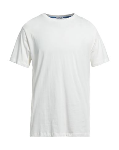Eric Hatton Man T-shirt White Size Xxl Pima Cotton