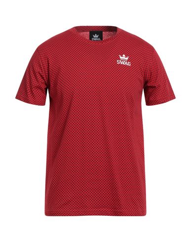 Swag Man T-shirt Red Size S Cotton