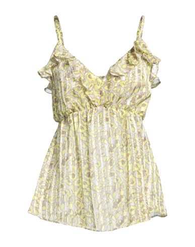 Relish Woman Top Yellow Size Xs Polyester